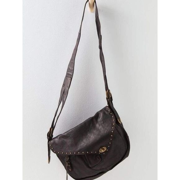 Free People Demi Distressed Messenger Bag - Picture 4 of 11